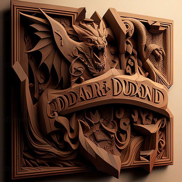 3D model Dungeons Dragons Daggerdale game (STL)